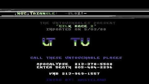 The Untouchables (TU) Intro 2 ! Commodore 64 (C64)