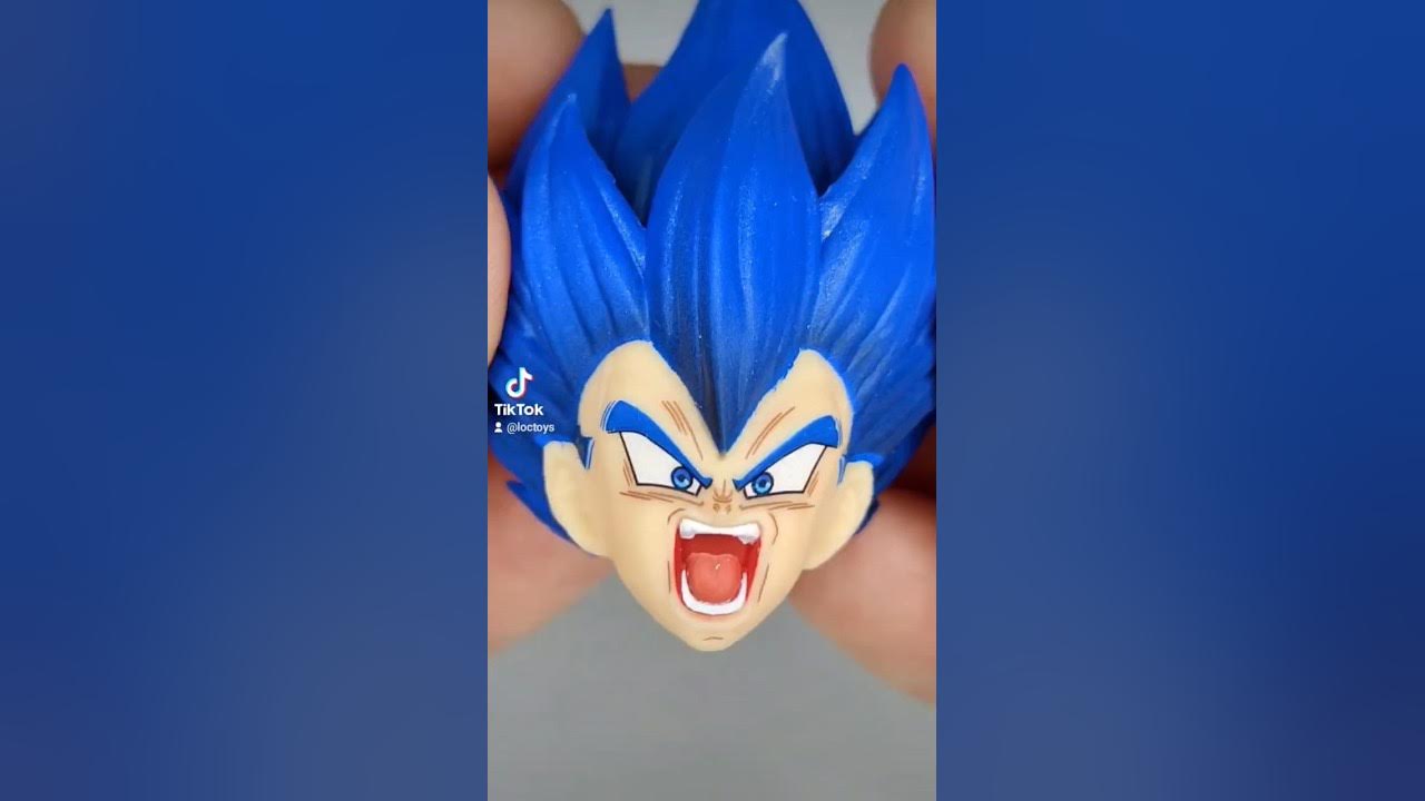 Shf Dragon Ball Super Saiyan Blue Goku Action Figures Blue Hair