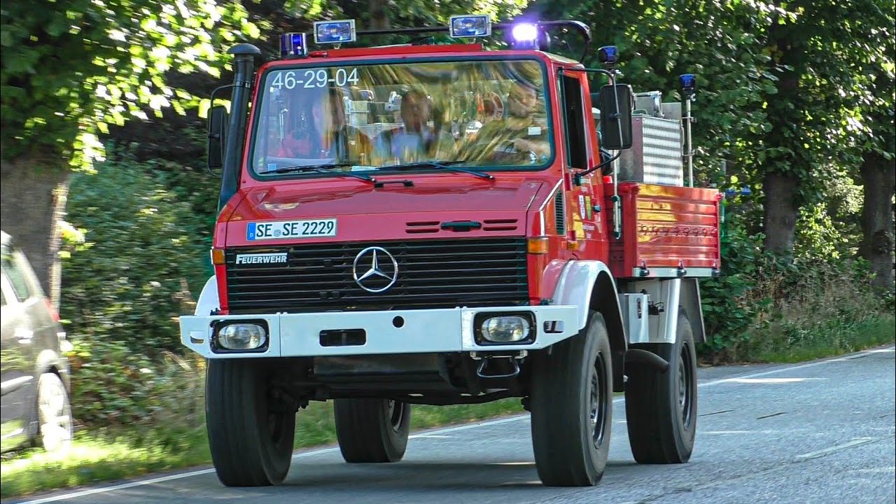 [Waldbrand Segeberger Forst] Einsatzfahrten Bundeswehr, Feuerwehr und THW Kreis Segeberg