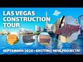 Las Vegas Construction Tour September 2020! - New Strip Casino, Tesla Tunnels & A New Hockey Arena!