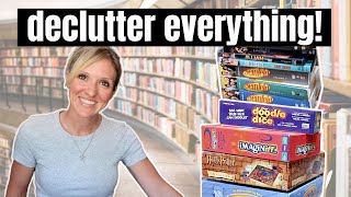 DECLUTTERING BOOK, MOVIES, AND GAMES  OH MY! | I am not a minimalist and it shows!