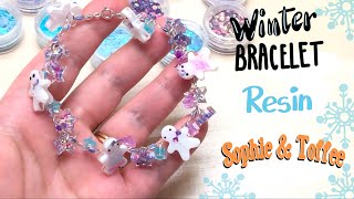 Resin and wire bracelet- Sophie & Toffee- The Elves Box- DIY
