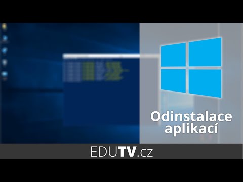 Jak ve Windows 10 odinstalovat předinstalované systémové aplikace?