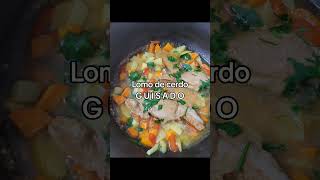 Cocinando lomo de cerdo guisado #cerdo #cocinar  #lomodecerdo #recetasfaciles #recetasrápidas 👨🍳🐷