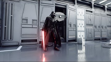 Ralph Mcquarrie Darth Vader Gameplay in Battlefront II