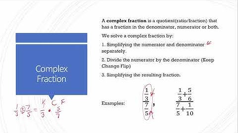 Intermediate Algebra Section 6.2 Part 4: Complex Fractions