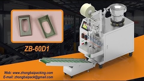 Injection Molded Parts Bagging Machine Auto Counter Bagger
