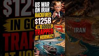 US War On Iran Backfires $125B In Goods Trapped At Hormuz! 🚢