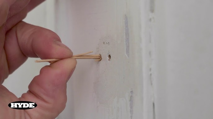 wood toothpick screw hole repair kitchen cabinet