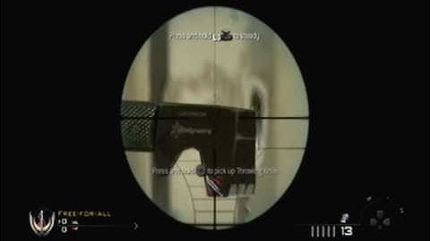 Mw2 Hidden Message On Throwing Knife - LASTMOSA (READ DESCRIPTION)