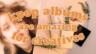 KPOP ALBUMS ARE BRILLIANT FOR CREATIVE PEOPLE || design challenge