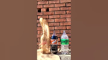 Popular Coke and Pepsi Sodas Vs Mentos (SLOW MO) #satisfying #experiment #asmr