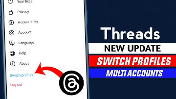 Threads switch profiles update || Threads new update || Threads multi account update 2023