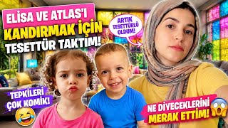 ELİSA VE ATLAS'I TESETTÜRLÜ OLDUĞUMA İNANDIRDIM! 😂 İlk Tepkileri Çok Komikti!#keşfet #elisaatlas #oy