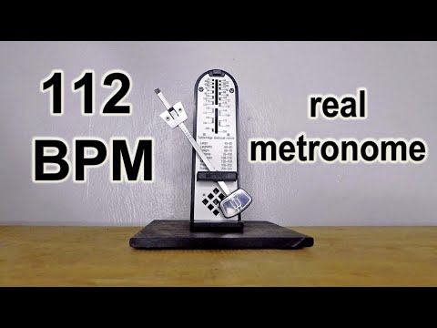REAL METRONOME SOUND - CLICK 112 BPM - YouTube REAL METRONOME SOUND - CLICK 112 BPM - YouTube
