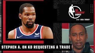 Stephen A. Reacts To Kevin Durant Requesting A Tra