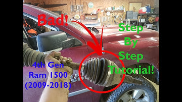 Dodge Ram 1500 4x4 - CV Shaft Replacement - DIY EASY!