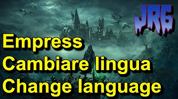 Change language ; cambiare lingua ; Hogwarts Legacy PC Empress