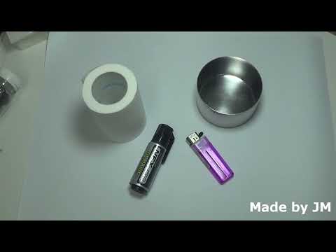How to start a fire with a dead lighter & oil marker