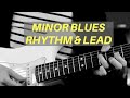 How to Mix Rhythm & Lead on a Minor Blues | Guitar Lesson