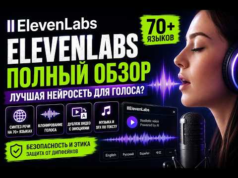 ElevenLabs — AI озвучка нового уровня | Клонирование голоса и дубляж