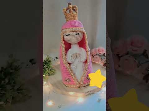 nossa senhora de amigurumi/boneca de amigurumi@crochesdasara3721