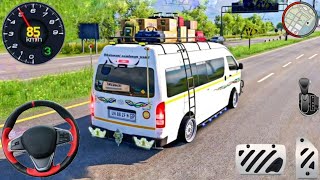 Offroad Minibus Simulator Vietnam 2026 - Van Minibus Driving Games - Bus Game Android Gameplay screenshot 3