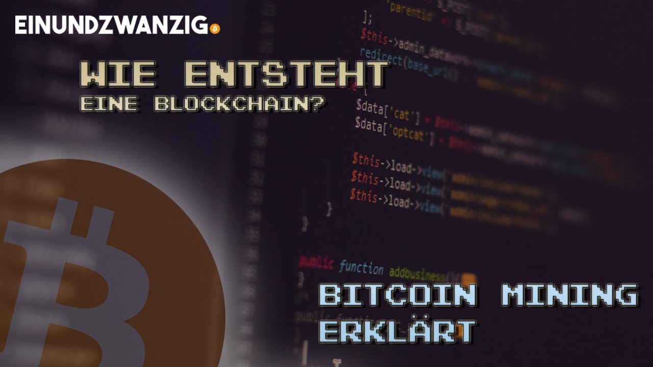 Wie entsteht eine Blockchain? Bitcoin Mining erklärt