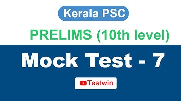 PSC Preliminary Mock Test-6 | LDC | LGS | Kerala PSC | 10th level