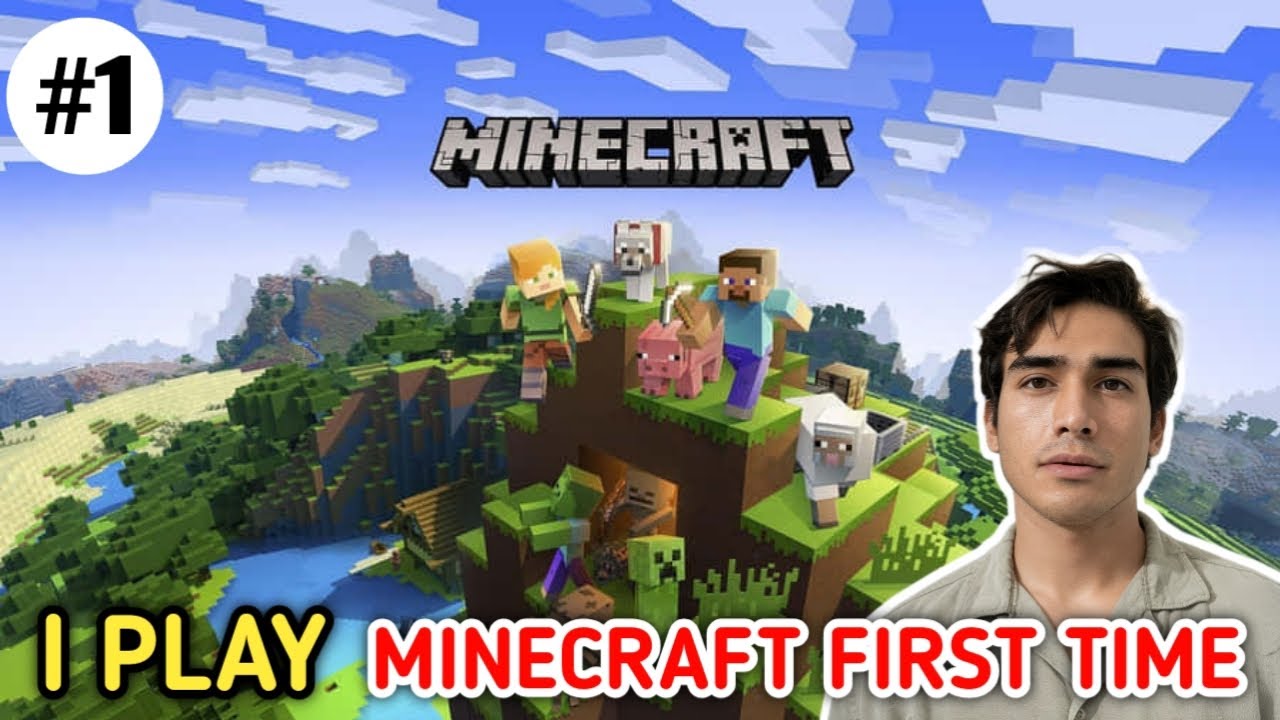 I Play Minecraft First Time || Minecraft Survival series part 1 ...