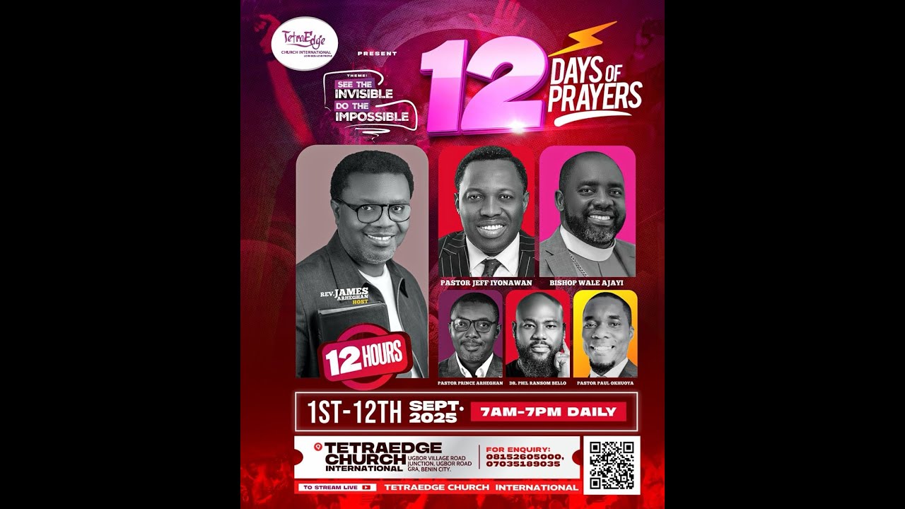 12 DAYS OF PRAYERS- DAY 2 MORNING SESSION - YouTube