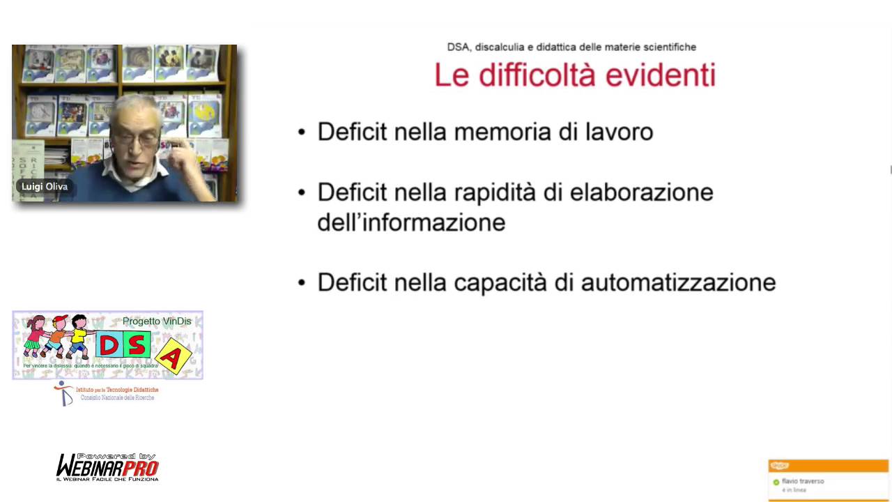 7 Lezione Dsa Discalculia E Materie Scientifiche Prof Gigi Oliva Aiutodislessia Net