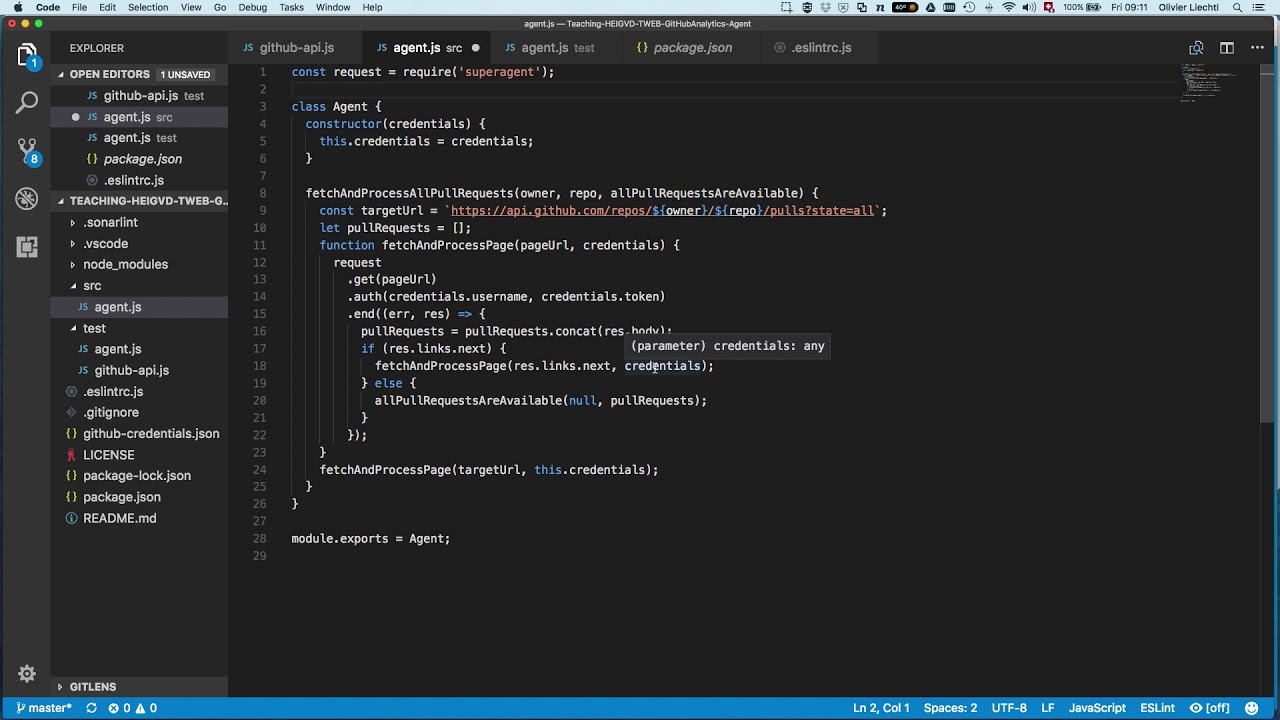 GitHub Analytics (4): handling pagination in the agent