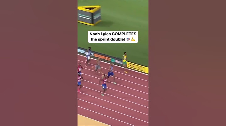 Noah Lyles wins THIRD STRAIGHT 200M World Championship 🥇🥇🥇