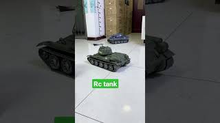 RC tank sedang latihan menembak