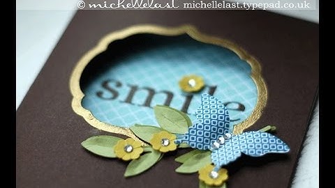 Independent Stampin Up UK Demo Michelle Last Create embossed borders with with framelits