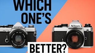 Olympus OM-2n vs Nikon FE | Best Affordable 35mm Film Camera