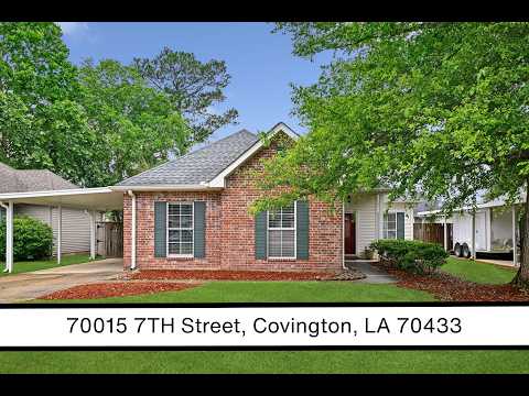 70015 7th Street, Covington, LA home video tour