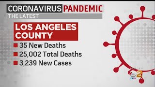 Los Angeles County Tops 25,000 COVID-19 Deaths