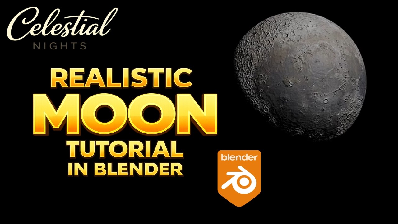 Create a Realistic Moon | Blender Animation Tutorial - YouTube