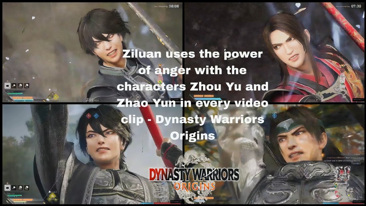 В каждом видеоролике Цзилуань использует силу гнева, воплощая образы Чжоу Юя и Чжао Юня.