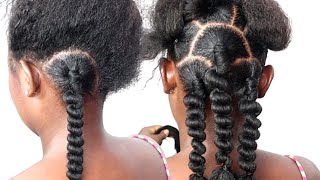 Beautiful Wool Hairstyle Tutorial / She Asked For Short wool Style 😘