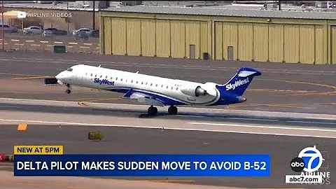 Delta regional pilot makes 'aggressive maneuver' to avoid mid-air collision with B-52 bomber