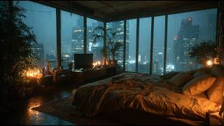 rest here for a while | cozy sci fi bedroom | calm blade runner ambience | 2H