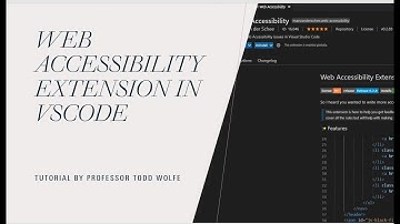 VSCode Accessibility Tutorial: How to use the VSCode Web Accessibility Extension