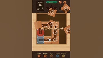 Roll the Ball slide puzzle Rotation E Pack Level 42 Solution