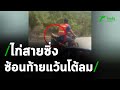 น่าเอ็นดู"น้องไก่สายซิ่ง"ซ้อนท้ายแว้นโต้ลม | 05-02-64 | ข่าวเย็นไทยรัฐ