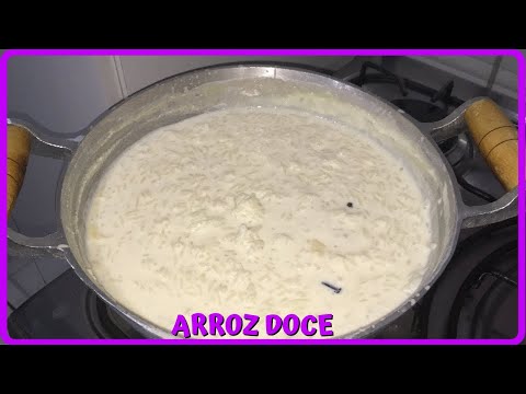 Arroz doce simples e fácil