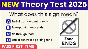 Theory Test 2025 UK Revision | NEW DVSA Questions | Pass First Time