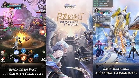 Perfect World Revolution - Gameplay [Open World MMORPG] Android/IOS